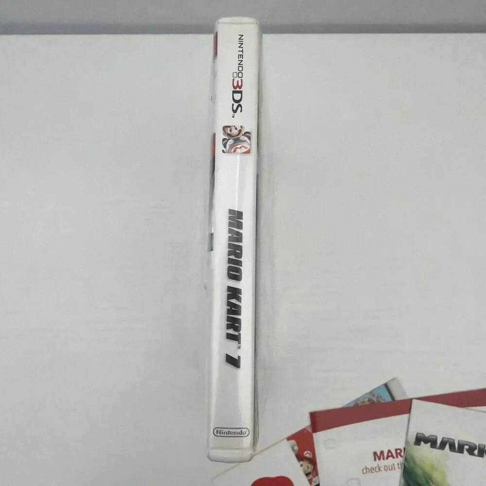 Mario Kart 7 Nintendo 3DS Complete CIB Manual Inserts Tested - Damaged Case